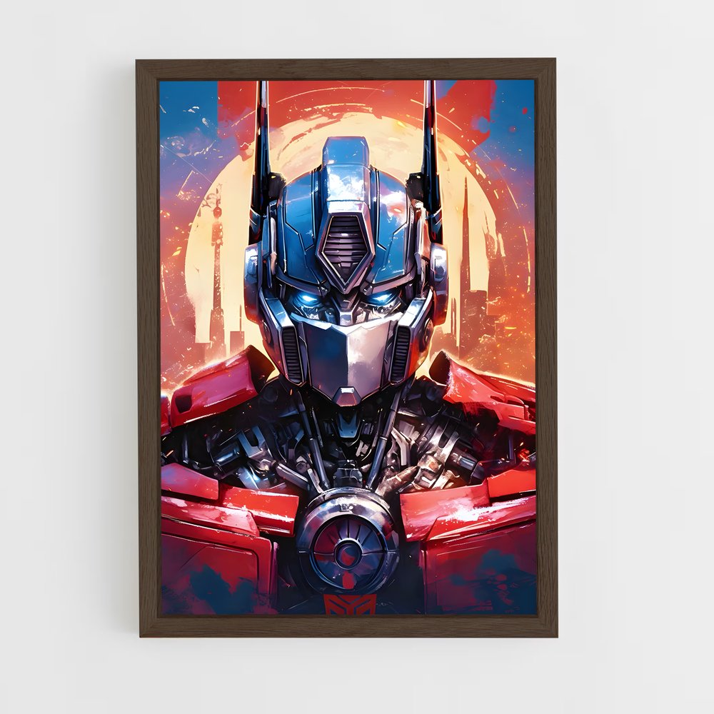 ap-optimus prime-3 cadre Bois foncé