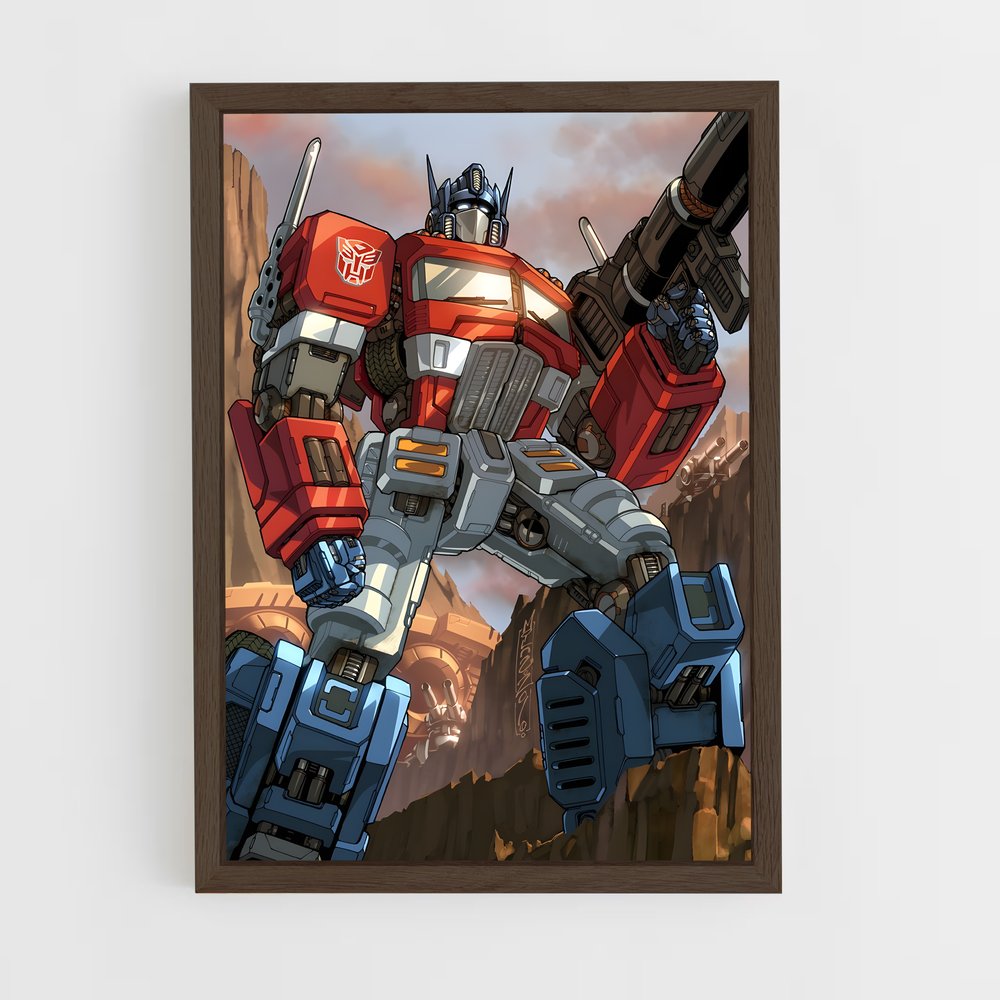 ap-optimus prime-6 cadre Bois foncé