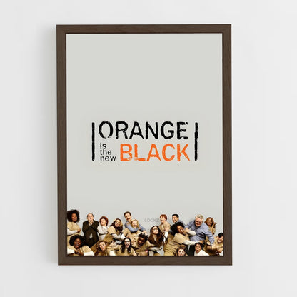 ap-orange is the new black-6 cadre Bois foncé