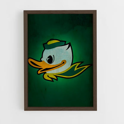 ap-oregon ducks-12 cadre Bois foncé