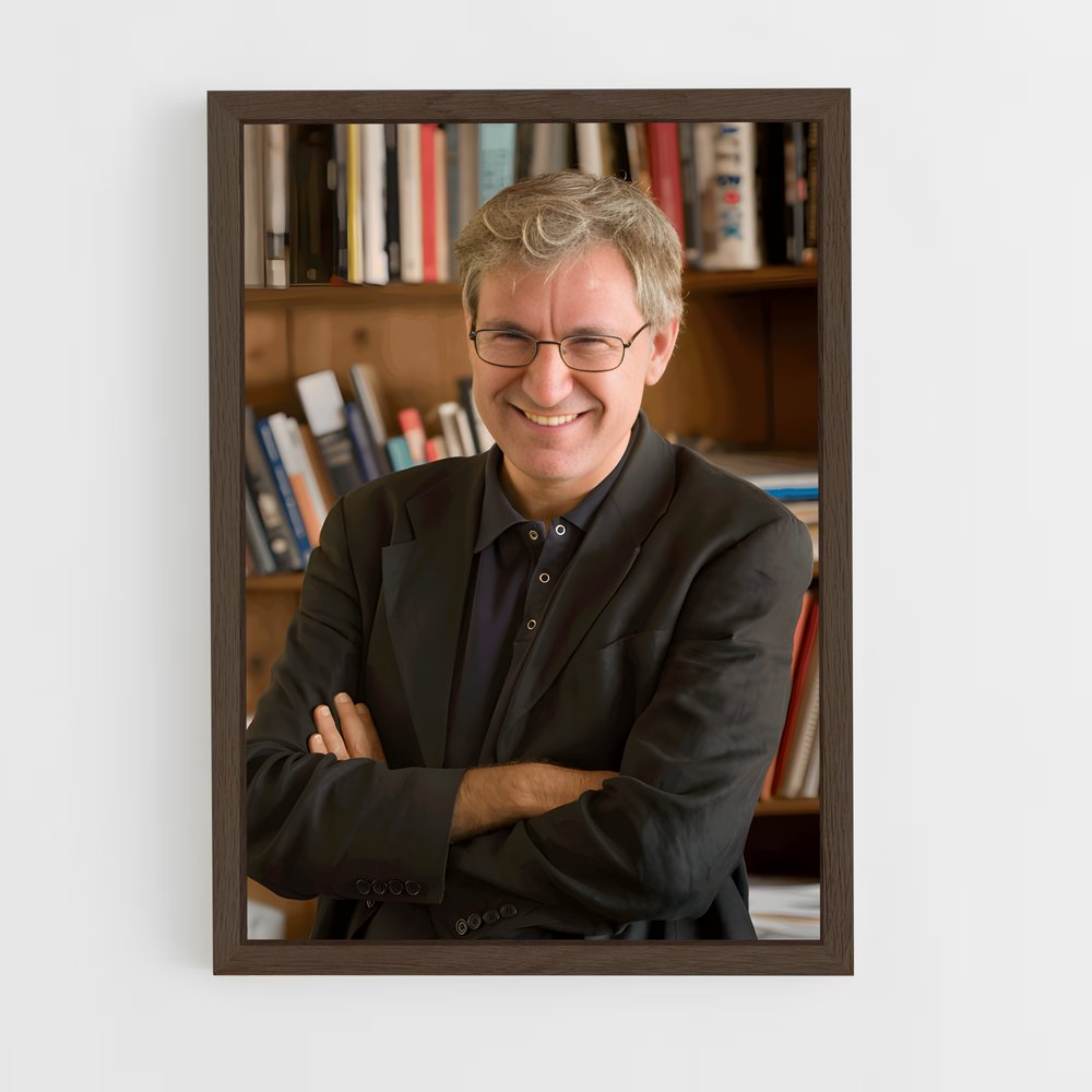 ap-orhan pamuk-2 cadre Bois foncé
