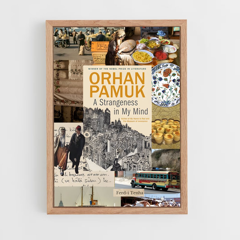 ap-orhan pamuk-4 cadre Bois clair
