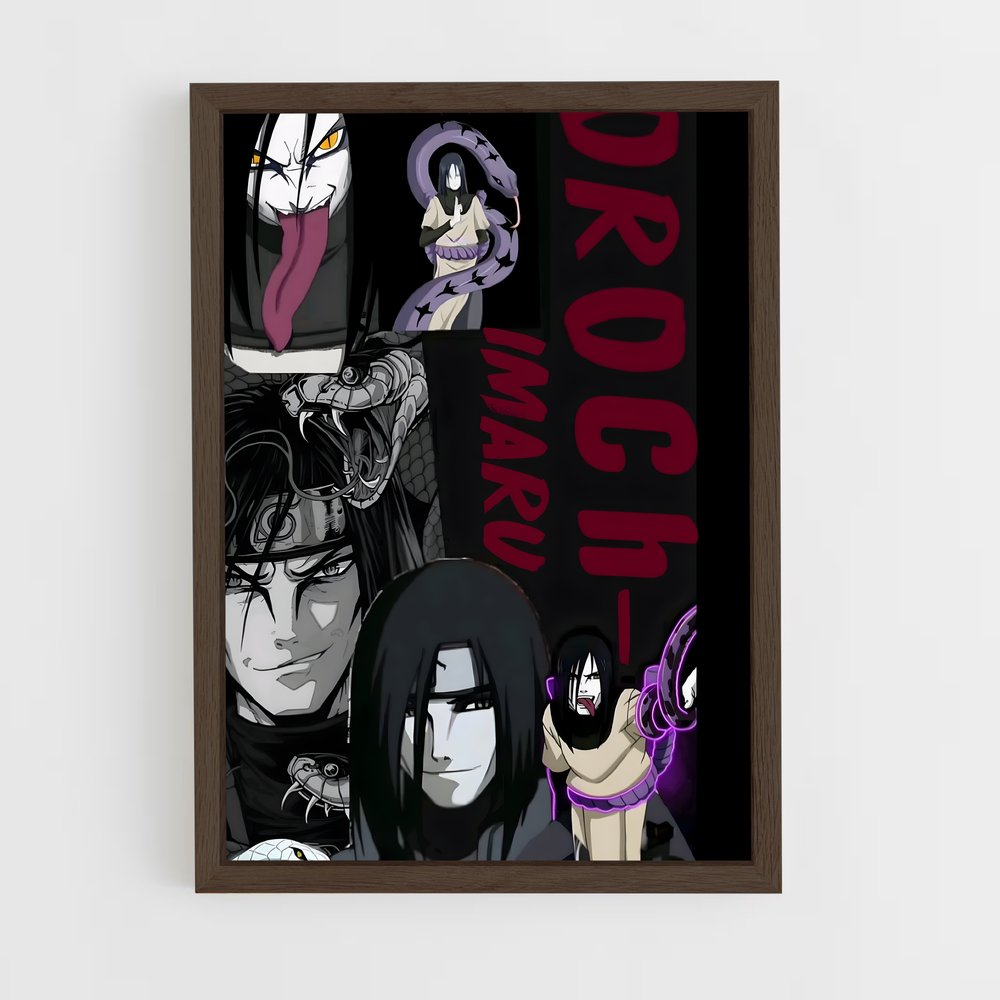 ap-orochimaru-9 cadre Bois foncé