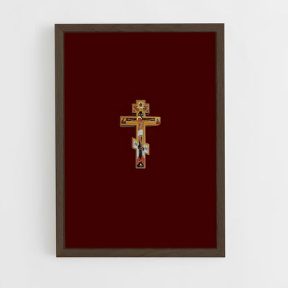 ap-orthodox cross-2 cadre Bois foncé