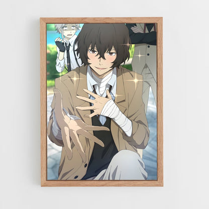 ap-osamu dazai-3 cadre Bois clair