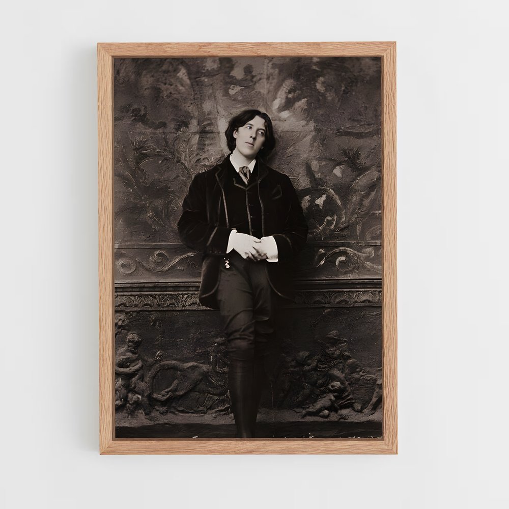 ap-oscar wilde-2 cadre Bois clair