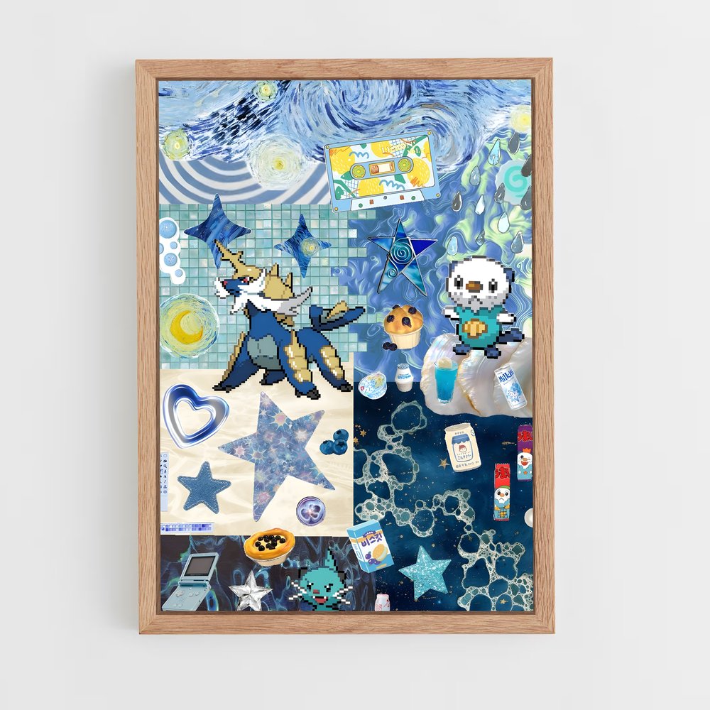 ap-oshawott-2 cadre Bois clair