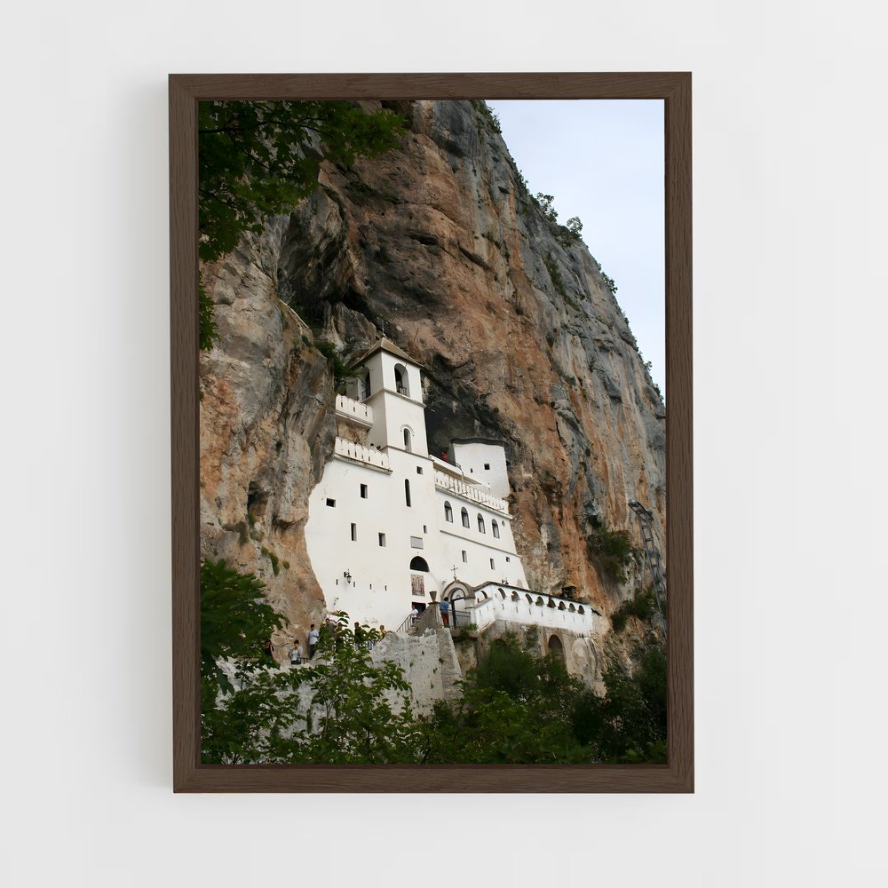 ap-ostrog monastery-1 cadre Bois foncé