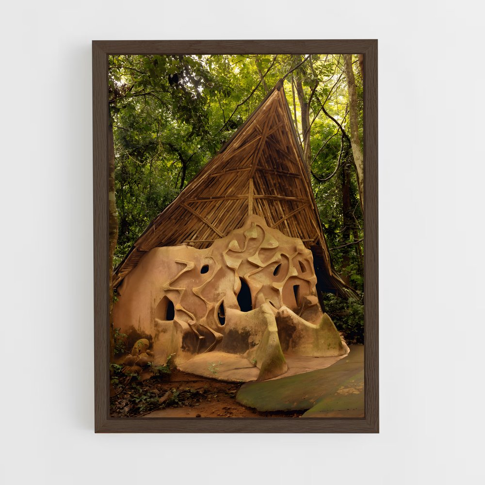 ap-osun osogbo sacred grove-2 cadre Bois foncé