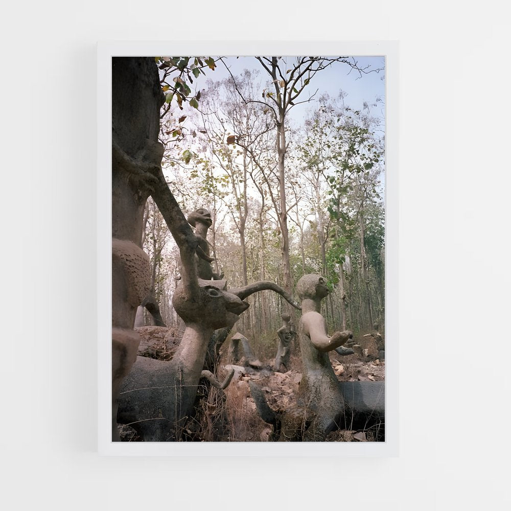 ap-osun osogbo sacred grove-3 cadre Blanc