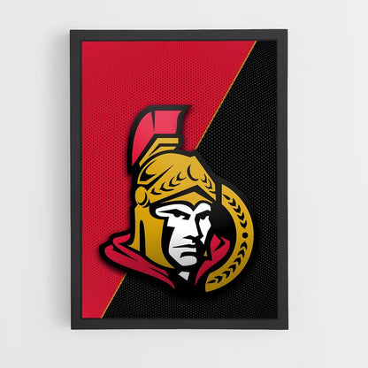 ap-ottawa senators-6 cadre Noir