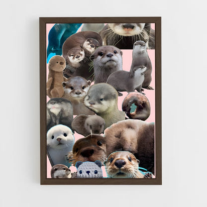 ap-otter-7 cadre Bois foncé
