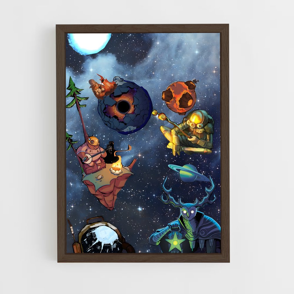 ap-outer wilds traveler-1 cadre Bois foncé