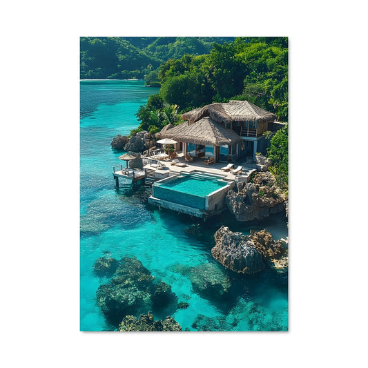 Poster Paradis Flottant