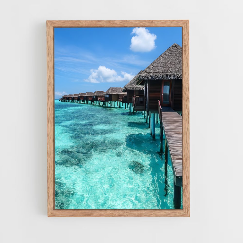 ap-overwater bungalows-2 cadre Bois clair