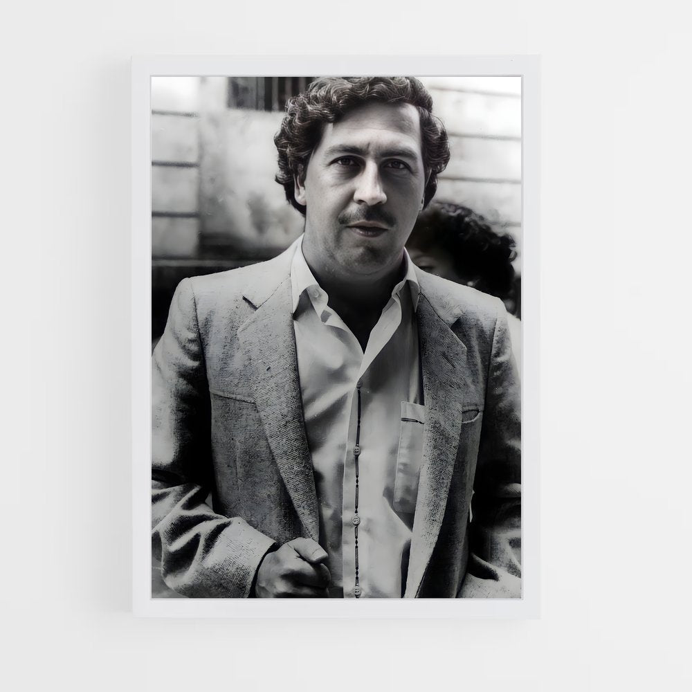 ap-pablo escobar-11 cadre Blanc