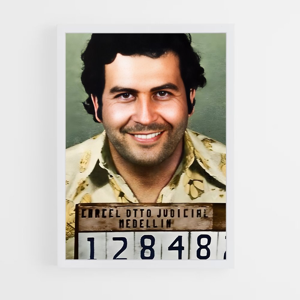 ap-pablo escobar-13 cadre Blanc