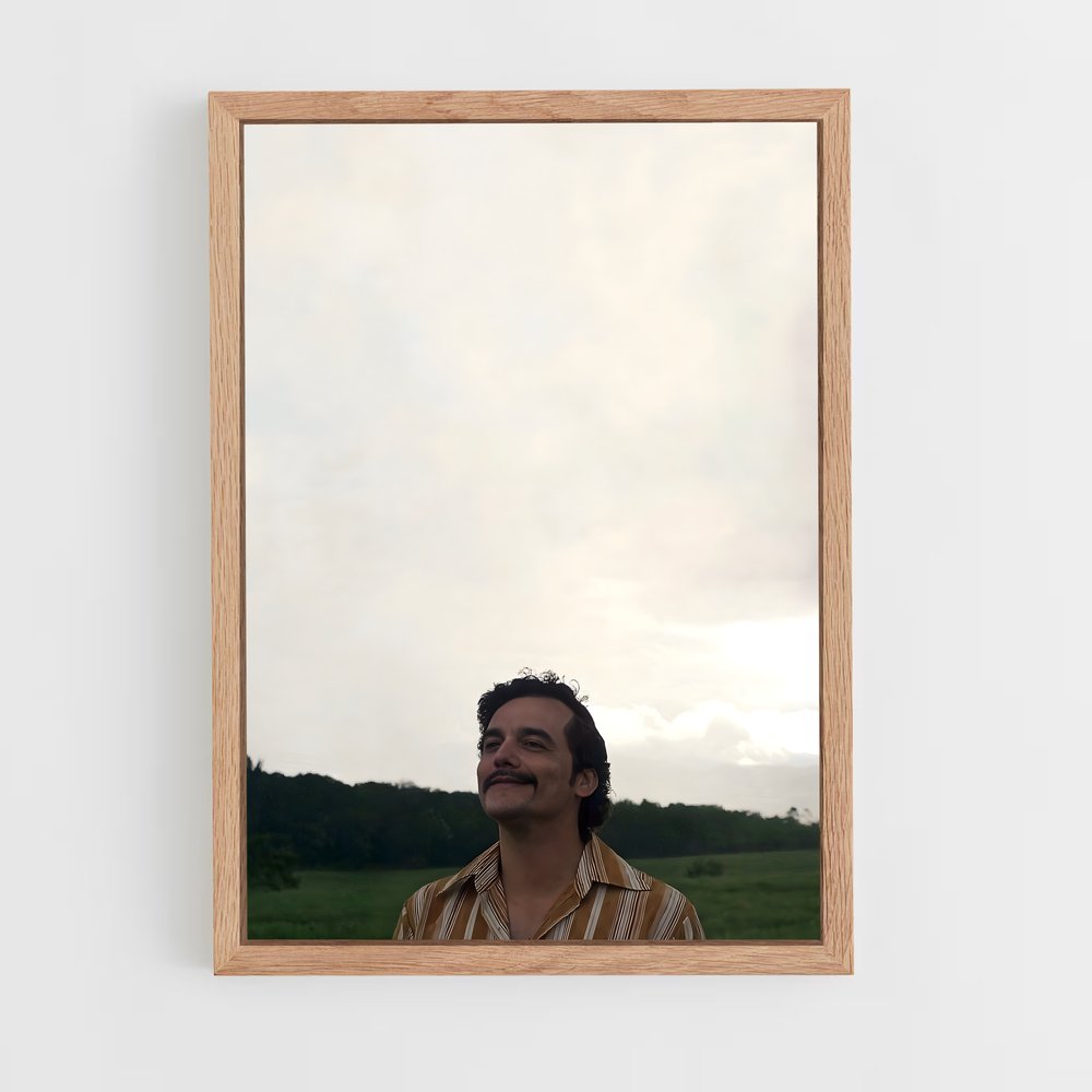 ap-pablo escobar-2 cadre Bois clair