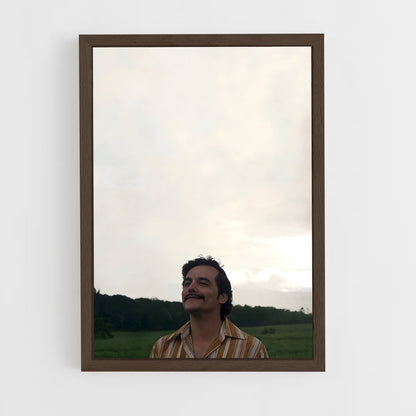 ap-pablo escobar-2 cadre Bois foncé