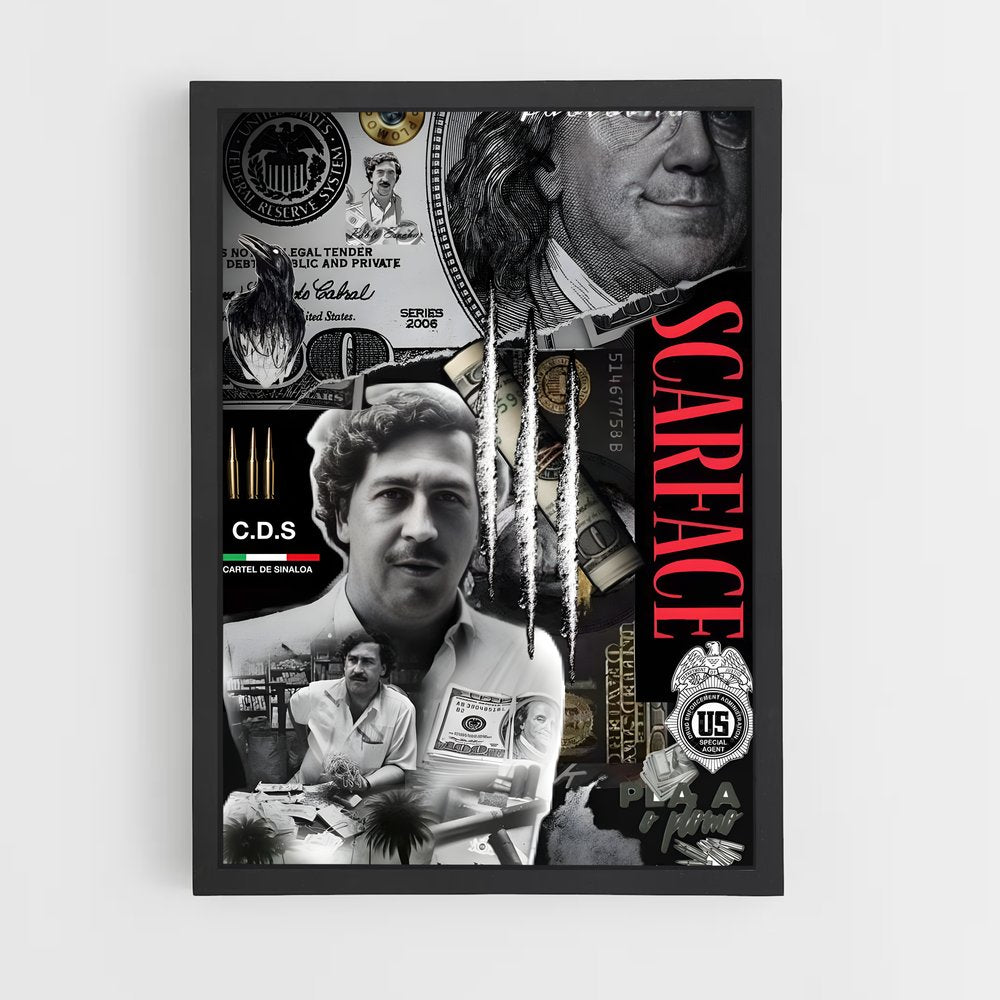 ap-pablo escobar-4 cadre Noir