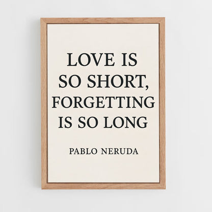 ap-pablo neruda-1 cadre Bois clair