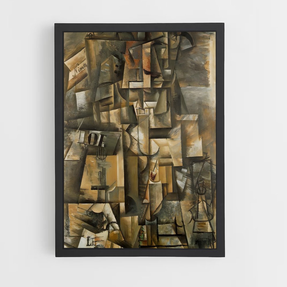ap-pablo picasso-4 cadre Noir