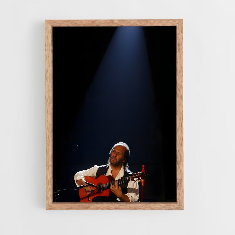 ap-paco de lucia-3 cadre Bois clair