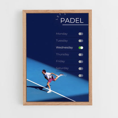 ap-padel-2 cadre Bois clair