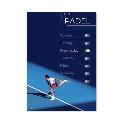Poster Élan de Padel