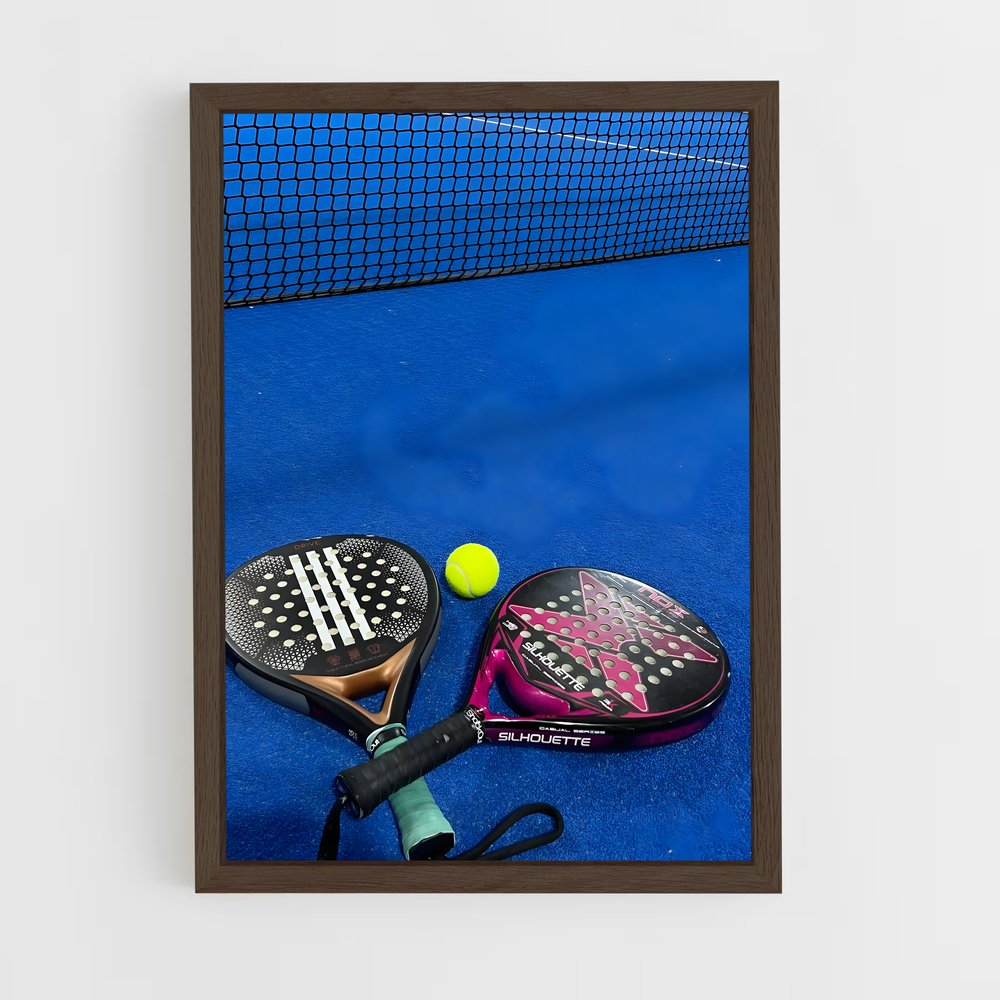 ap-padel-6 cadre Bois foncé