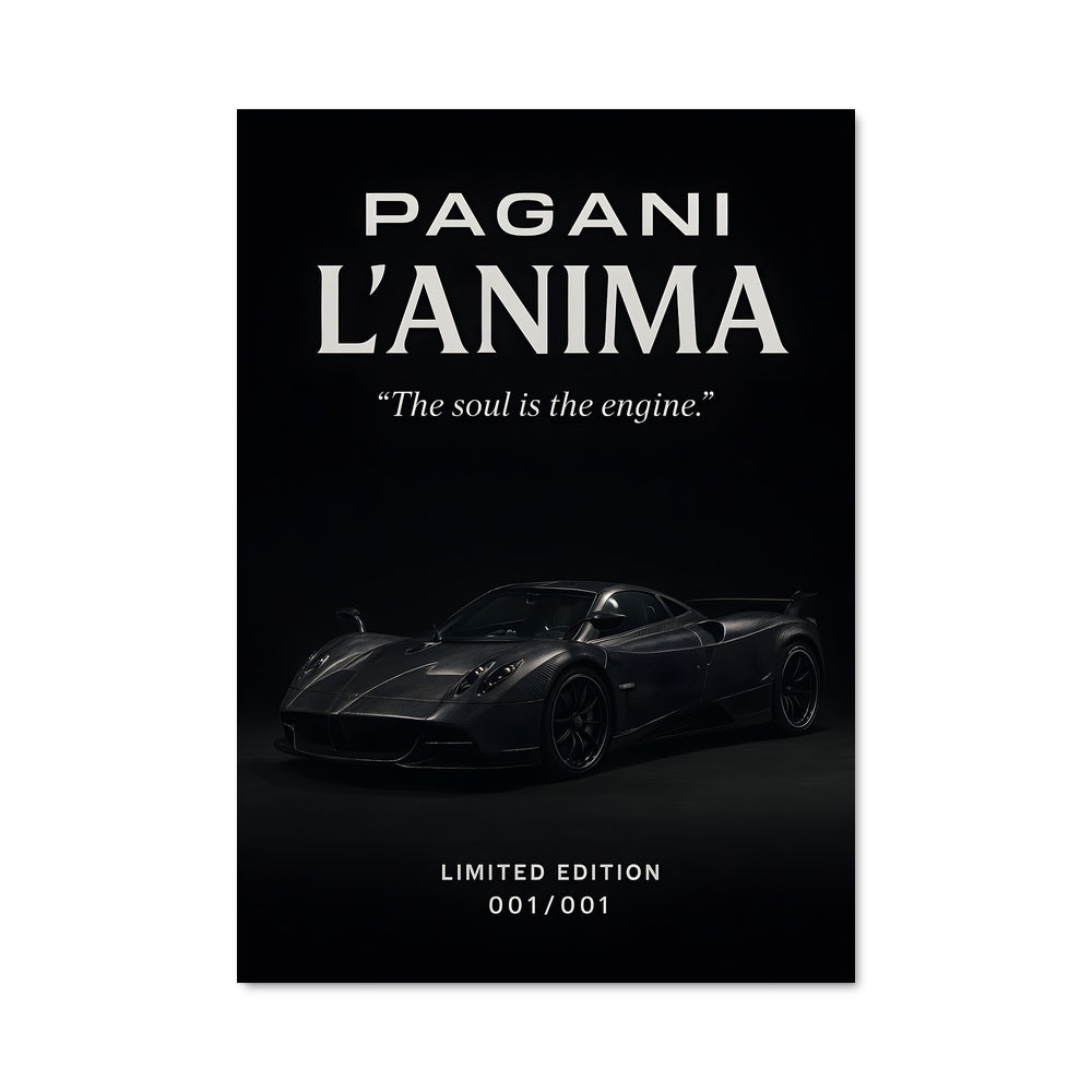 Poster Pagani Noir