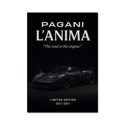 Poster Pagani Noir