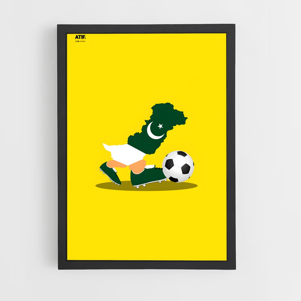 ap-pakistan national football team-4 cadre Noir