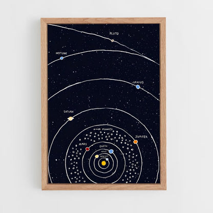 ap-pale blue dot-1 cadre Bois clair