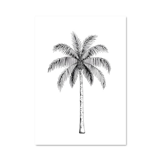 Poster Palmiers Enchantés