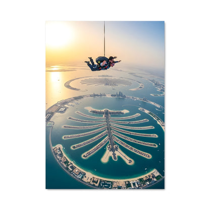 Poster Vol au-dessus de Palm Jumeirah
