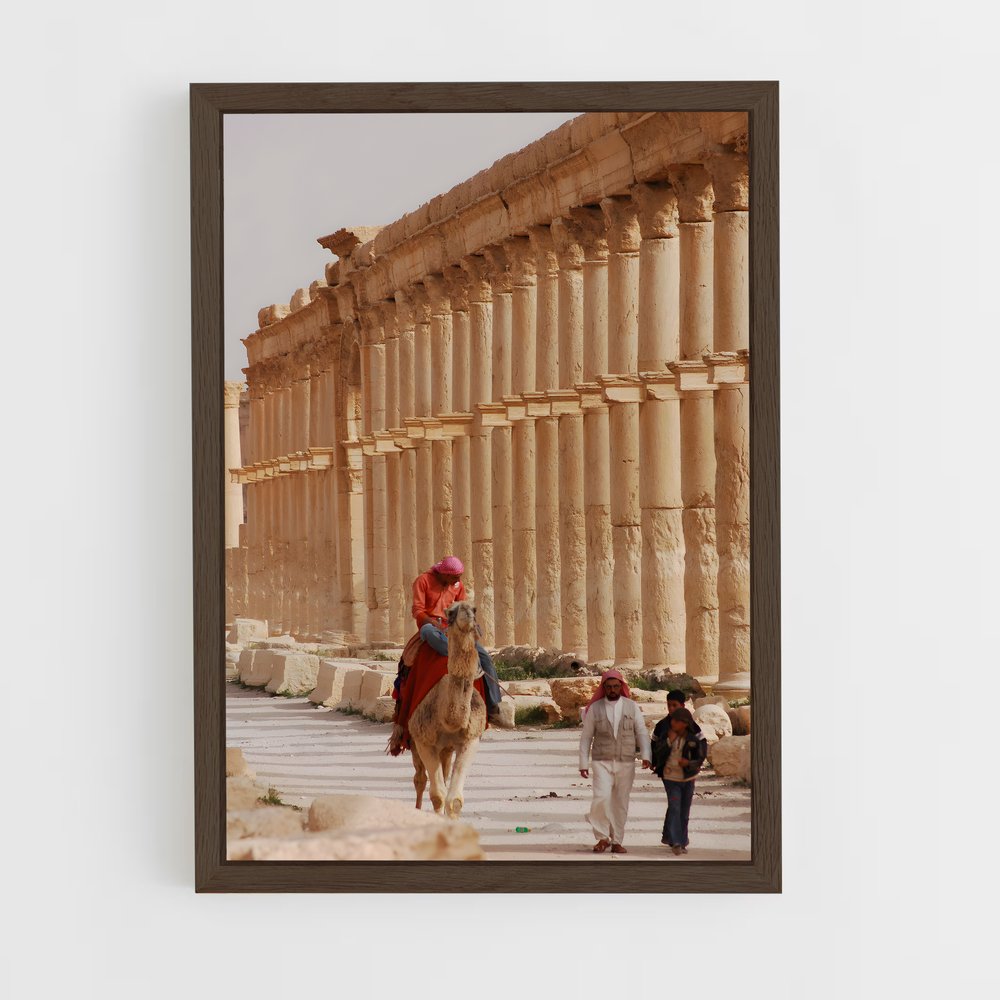 ap-palmyra ruins-1 cadre Bois foncé