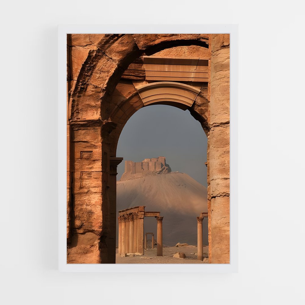 ap-palmyra ruins-3 cadre Blanc