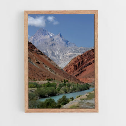 ap-pamir mountains-2 cadre Bois clair