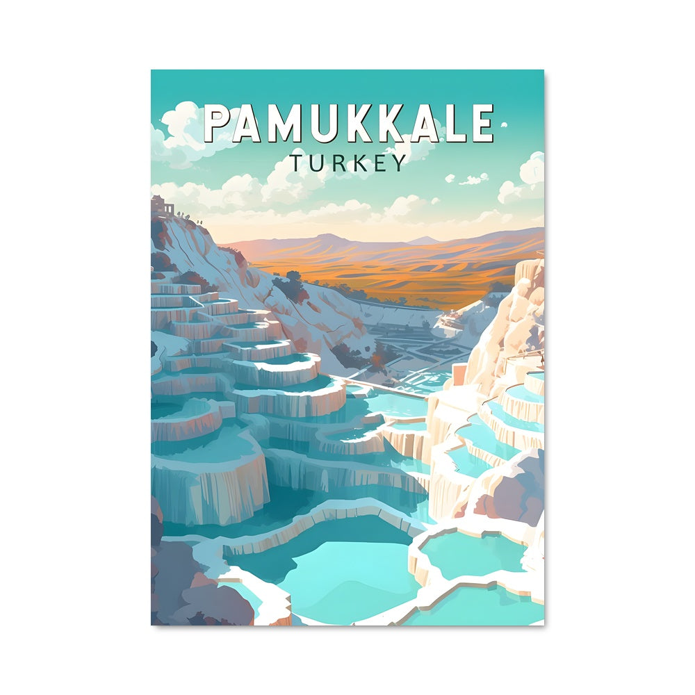 Poster Voyage à Pamukkale