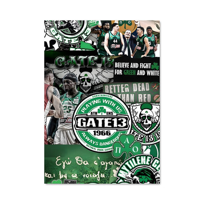 Poster Celtics & Panathinaikos Fusion