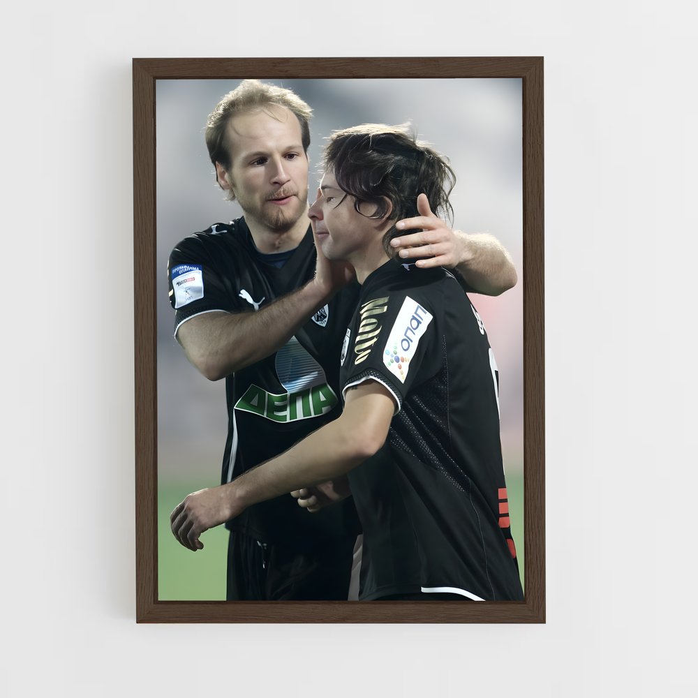 ap-paok thessaloniki fc-5 cadre Bois foncé