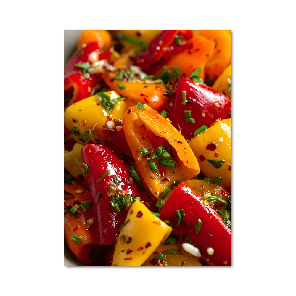 Poster Salade Colorée