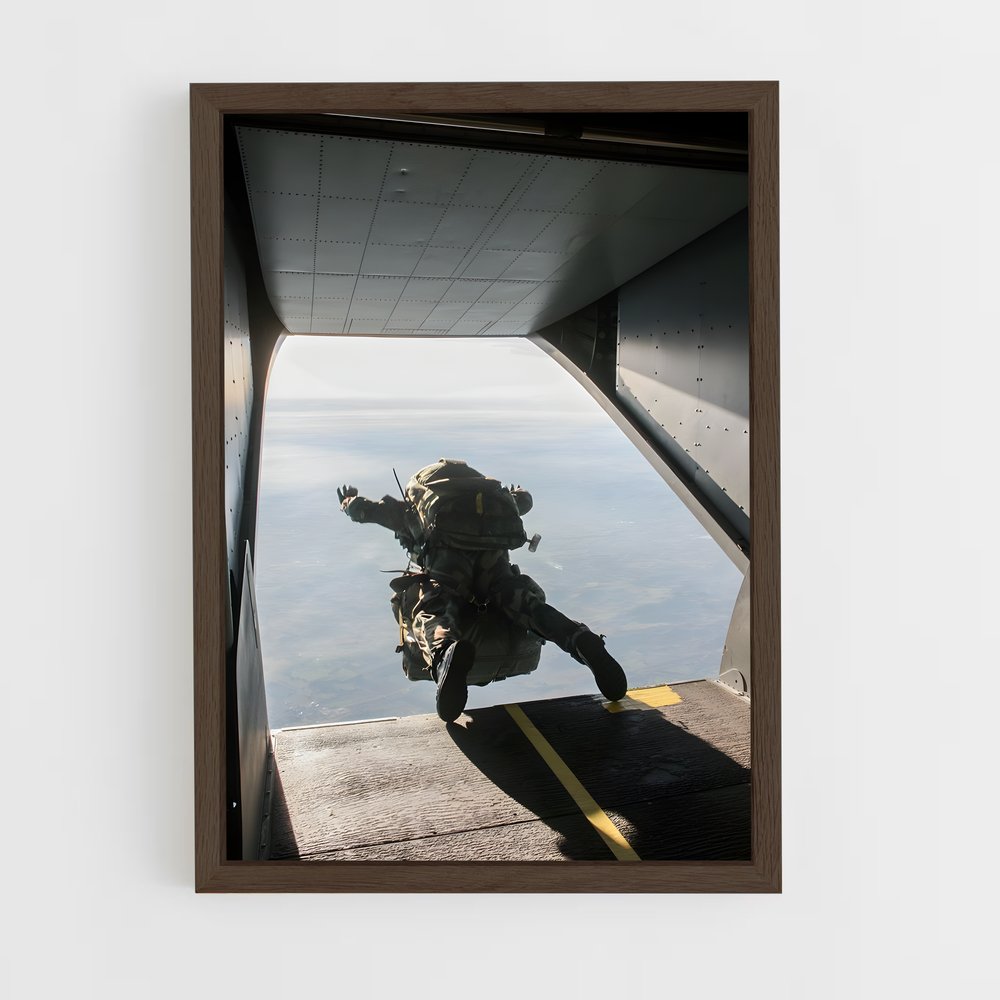 ap-paratrooper-4 cadre Bois foncé