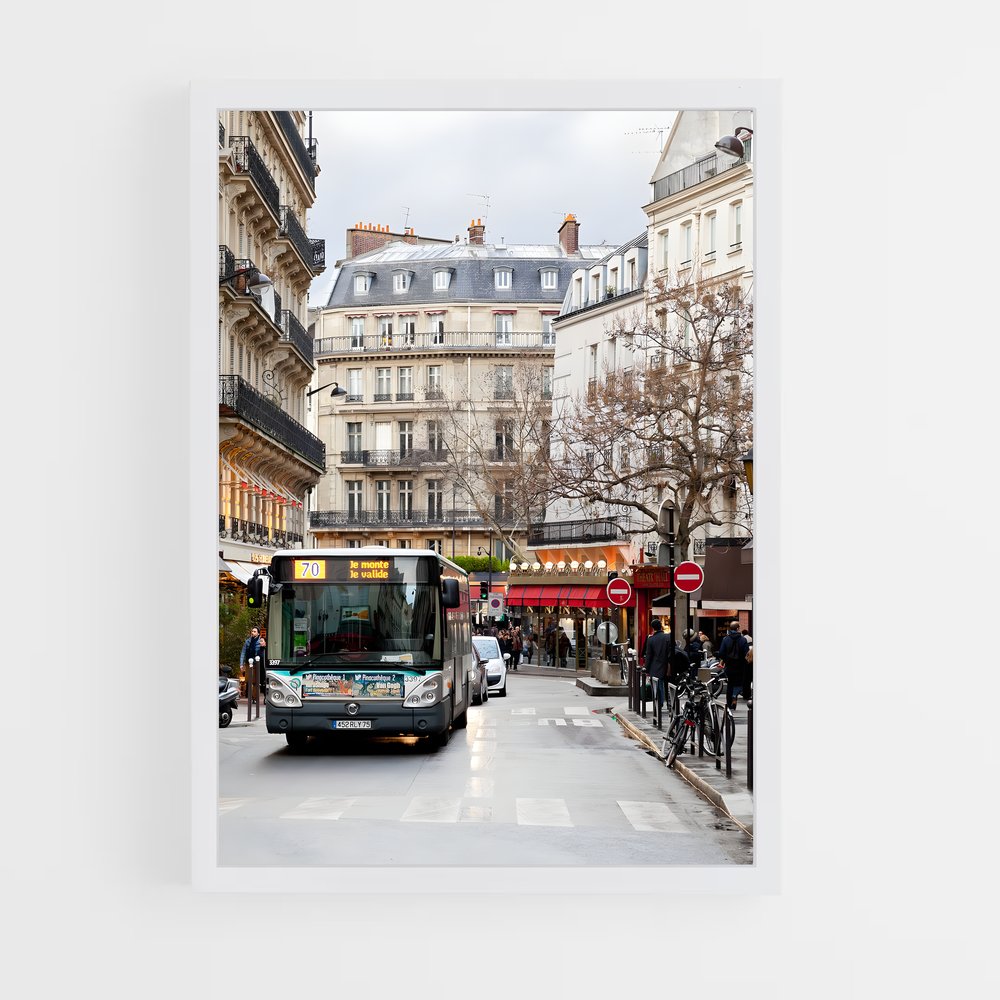 ap-paris bus-2 cadre Blanc