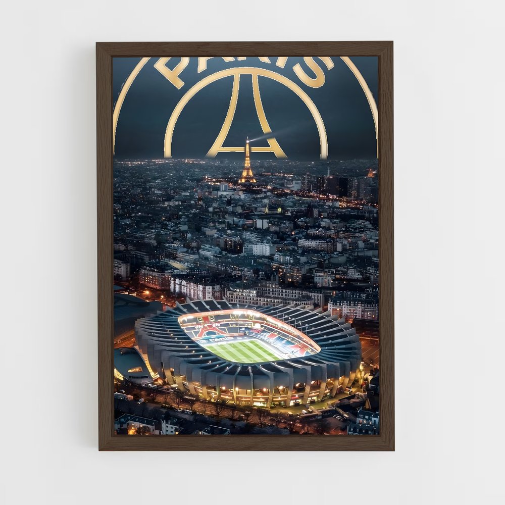 ap-paris saint-germain fc-6 cadre Bois foncé