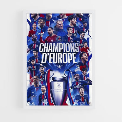 ap-paris saint-germain fc-9 cadre Blanc