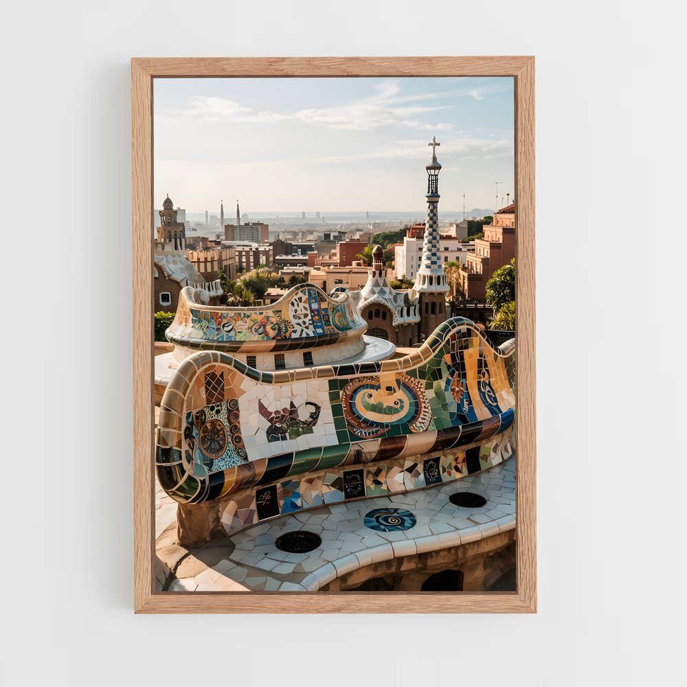 ap-park guell-2 cadre Bois clair