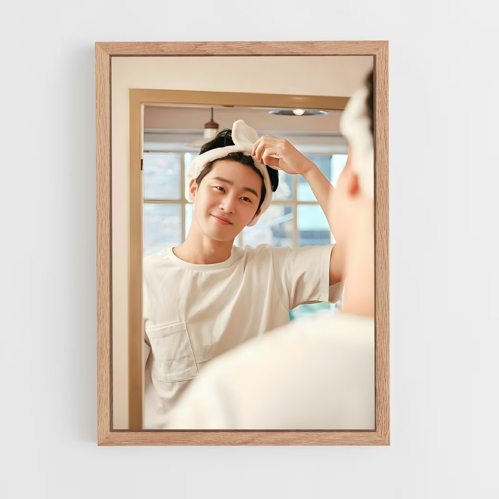 ap-park seo-joon-11 cadre Bois clair