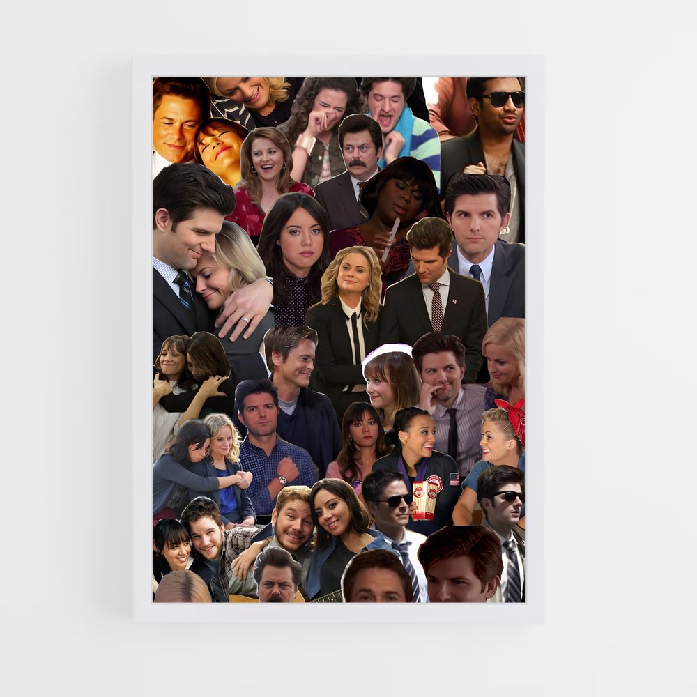 ap-parks and recreation-1 cadre Blanc